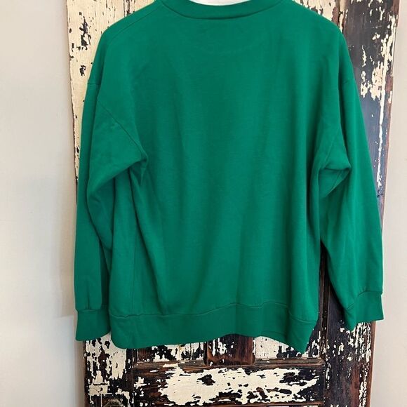 Vintage women’s Christmas Dalmatian puppy Nutcracker sweatshirt.  Size L - Picture 4 of 6